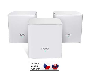 Tenda MW5c (3-pack) Nova - Wireless Mesh Gigabit Router 802.11ac/a/b/g/n,1200 Mb/s