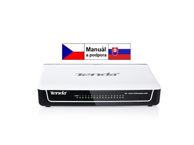 Tenda S16 - 16-port Fast Ethernet Switch, 10/100 Mb/s, Desktop