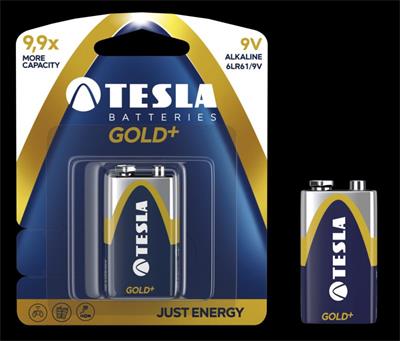 Tesla 9V GOLD+ alkalická, 1 ks