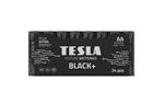 Tesla AA BLACK+ alkalická, 24 ks fólie