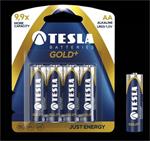 Tesla AA GOLD+ alkalická, 4 ks 