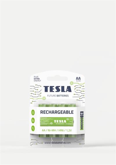 Tesla AA RECHARGEABLE+ nabíjecí Ni-MH, 4 ks, ND