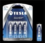 Tesla AA SILVER+ alkalická, 4 ks 