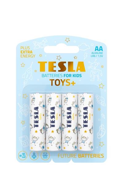 Tesla AA TOYS+ BOY alkalická, 4 ks