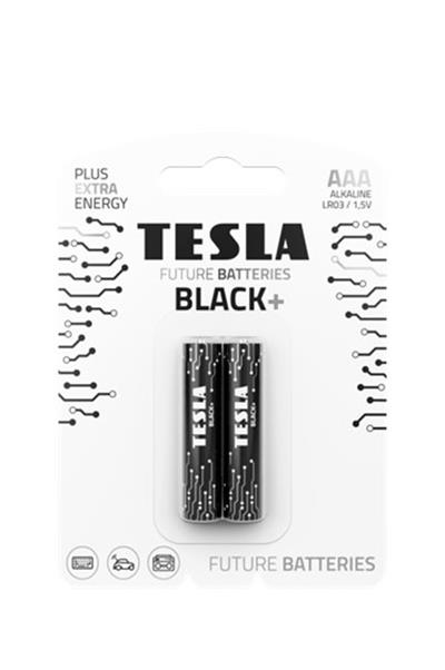 Tesla AAA BLACK+ alkalická, 2 ks