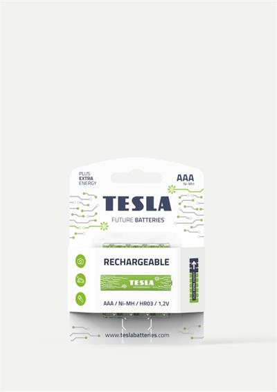 Tesla AAA RECHARGEABLE+ nabíjecí Ni-MH, 4 ks, ND