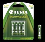 Tesla AAA RECHARGEABLE+ nabíjecí Ni-MH, 4 ks 