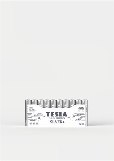 Tesla AAA SILVER+ alkalická, 10 ks fólie, ND