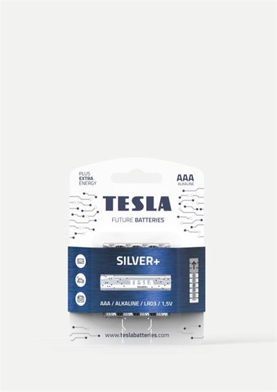 Tesla AAA SILVER+ alkalická, 4 ks, ND