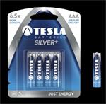 Tesla AAA SILVER+ alkalická, 4 ks 