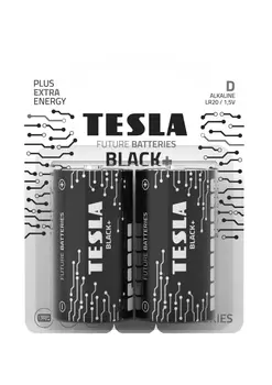 Tesla D BLACK+ alkalická, 2 ks