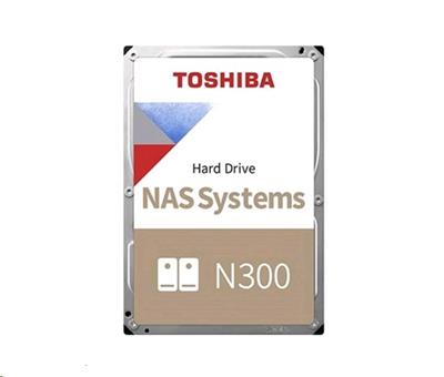 Toshiba N300 NAS - Pevný disk - 4 TB - interní - 3.5" - SATA 6Gb/s - 7200 ot/min. - vyrovnávací paměť: 128 MB