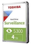 Toshiba S300 Surveillance,4TB,3.5",SATA 6Gbps,128MB,5400RPM