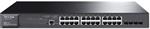 TP-Link T2600G-28MPS PoE switch, 24x GLAN + 4x SFP, 802.3af/at, 384W budget