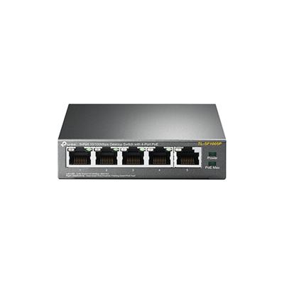 TP-Link TL-SF1005P - PoE switch, 5xLAN/4xPoE, 58W