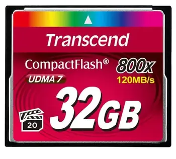 Transcend 32GB CF (800X) paměťová karta