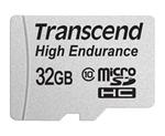 Transcend 32GB microSDHC (Class 10) High Endurance MLC průmyslová paměťová karta (s adaptérem), 21MB/s R, 20MB/s W