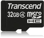 Transcend 32GB microSDHC (Class 4) paměťová karta (bez adaptéru)