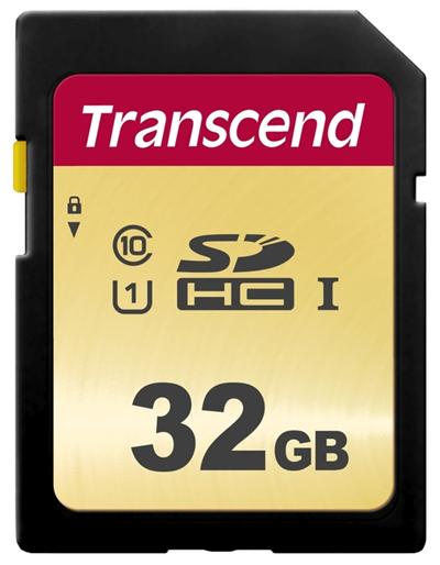 Transcend 32GB SDHC 500S (Class 10) UHS-I U1 (Ultimate) MLC paměťová karta