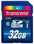 Transcend 32GB SDHC (Class 10) UHS-I 300X paměťová karta, Read: 90MB/s; Write: 25MB/s