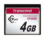 Transcend 4GB INDUSTRIAL TEMP CFAST CFX520I paměťová karta (SLC)