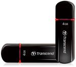 Transcend 4GB JetFlash 600,USB 2.0 flash disk,MLC,LED indikace,černo/červená