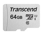 Transcend 64GB microSDXC 300S UHS-I U1 (Class 10) paměťová karta (bez adaptéru) 