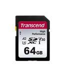 Transcend 64GB SDXC 330S UHS-I U3 V30 A2 paměťová karta, 100 MB/s R, 60 MB/s W