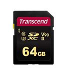 Transcend 64GB SDXC 700S (Class 10) UHS-II U3 V90 MLC paměťová karta, 285 MB/s R, 180 MB/s W