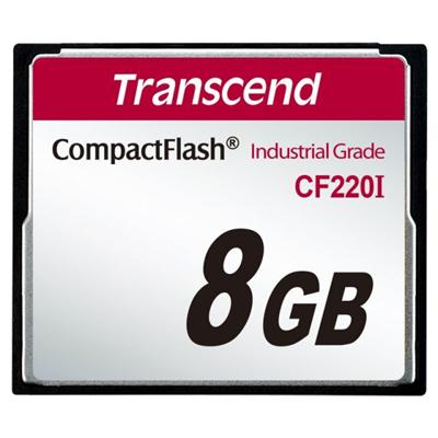 Transcend 8GB INDUSTRIAL TEMP CF220I CF CARD (Fixed disk and UDMA5)