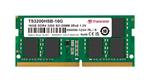 Transcend paměť 16GB Industrial SODIMM DDR4 3200 2Rx8 1Gx8 CL22 1.2V