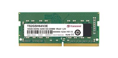 Transcend paměť 16GB SODIMM DDR4 3200 1Rx8 2Gx8 CL22 1.2V