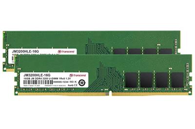 Transcend paměť 32GB DDR4 3200 U-DIMM (JetRam) KIT (2x16GB) 1Rx8 CL22