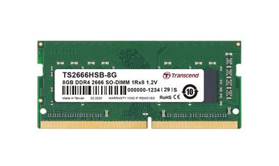 Transcend paměť 8GB SODIMM DDR4 2666 1Rx8 1Gx8 CL19 1.2V