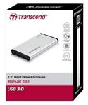 Transcend StoreJet 2.5'' stříbrný HDD Case USB 3.0/SATA