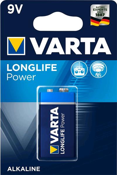 VARTA Longlife Power 4922 9V BL1 , 9V blok