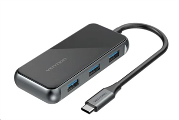 Vention USB-C to 4x USB3.0/PD gray