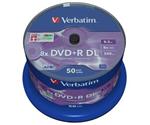 VERBATIM DVD+R DL AZO 8,5GB, 8x, spindle 50 ks