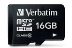 VERBATIM micro SDHC 16GB Class 10 + adaptér