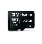 VERBATIM micro SDXC 64GB Class 10 + adaptér