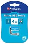 VERBATIM Miniaturní jednotka USB Flash Disk 4GB – karibská modř 