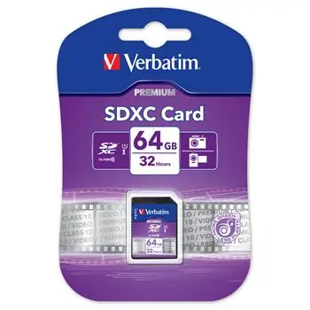 VERBATIM SDXC 64GB Class 10