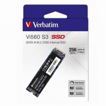 VERBATIM SSD Vi560 S3 M.2 256GB SATA III, W 560/ R 520MB/s