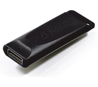 VERBATIM STORE N GO USB 2.0 DRIVE SLIDER 8GB BLACK