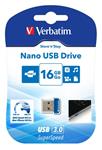 VERBATIM Store 'n' Stay NANO 16GB USB 3.0 černá