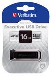 VERBATIM USB Flash Disk EXECUTIVE 16GB USB 2.0 metal 