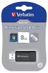 VERBATIM USB Flash Disk Store 'n' Go PinStripe 8GB