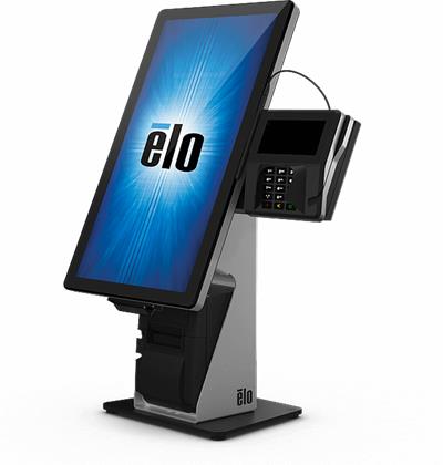 Wallaby self-service countertop stand with support for Epson or Star printers and 15-inch to 22-inch I-Series and X-Ser