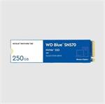 WD BLUE SSD NVMe 250GB PCIe SN 570, Gen3 8 Gb/s, (R:3300, W:1200MB/s)