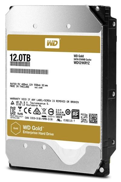 WD GOLD RAID WD121KRYZ 12TB SATA/ 6Gb/s 256MB cache 249MB/s